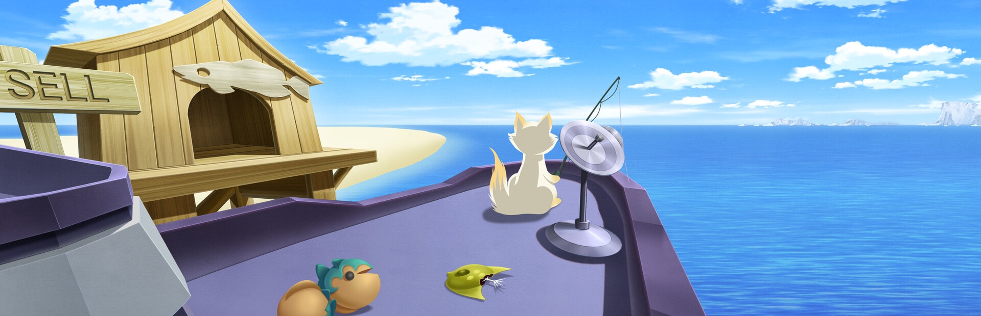 Cat Goes Fishing